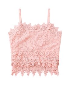  Lovely Lace Top - Light Pink