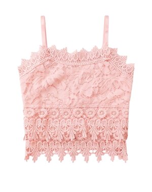  Lovely Lace Top - Light Pink