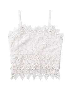  Lovely Lace Top - White
