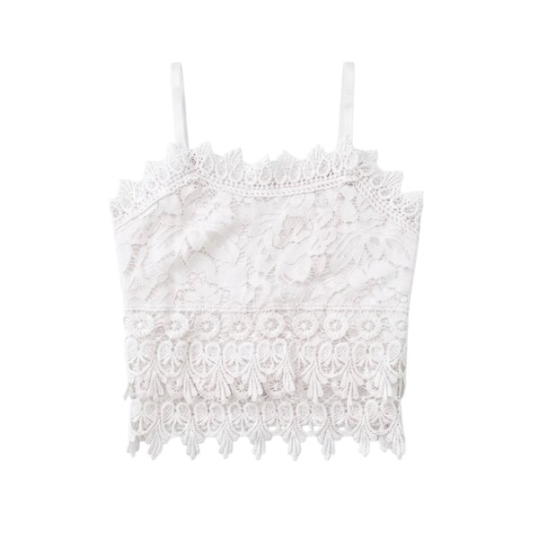 Lovely Lace Top - White