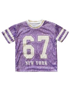  Sparkle Sequin 67 Top - Purple
