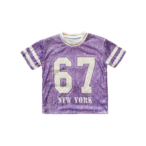 Sparkle Sequin 67 Top - Purple