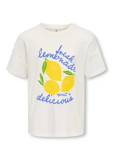 ONLY GIRLS Only - Limone Print Shirt - White