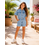 ONLY GIRLS Only - Castel Jeans Playsuit - Medium Blue Denim