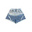 Western Ruffle Short - Blue