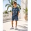 NO WAY MONDAY NWM - Wave Shirt - Indigo Blue