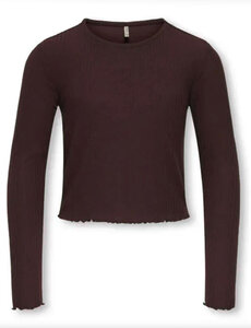 ONLY GIRLS Only - Nella Long Sleeve - Coffee Bean