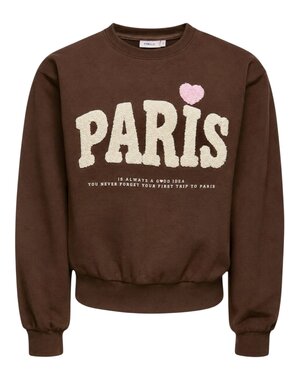 ONLY GIRLS Only - Paris Sweater - Coffee Bean/Beige