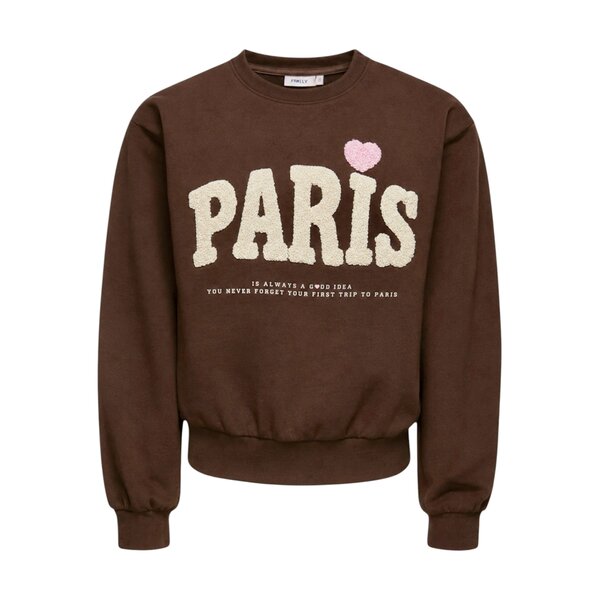 ONLY GIRLS Only - Paris Sweater - Coffee Bean/Beige