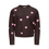 ONLY GIRLS Only - Rica Heart Sweater - Coffee Bean/Lilac Pink