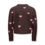 ONLY GIRLS Only - Rica Heart Sweater - Coffee Bean/Lilac Pink