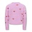 ONLY GIRLS Only - Rica Heart Sweater - Pink/Red