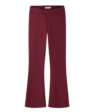 NAME IT Name It - Frikkali Flared Pants - Bordeaux
