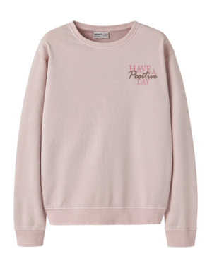 NAME IT Name It - Louise Positive Sweater - Light Pink