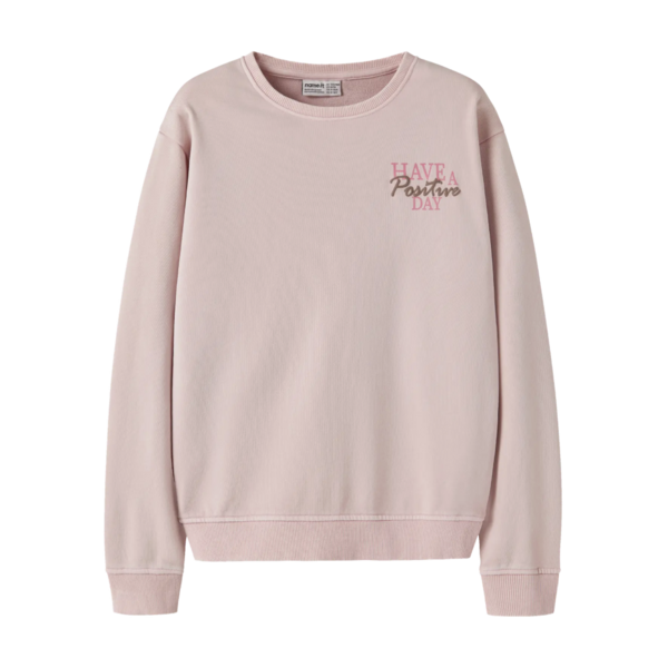 NAME IT Name It - Louise Positive Sweater - Light Pink