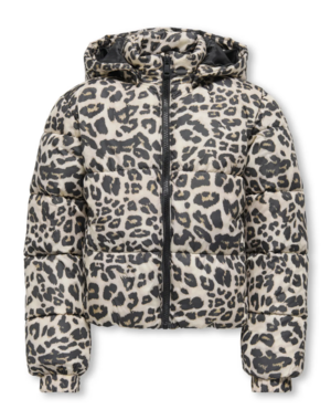 ONLY GIRLS Only - Dalia Leopard Bomber - Beige/Brown