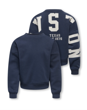 ONLY GIRLS Only - Houston Sleeve Sweater - Navy/Beige
