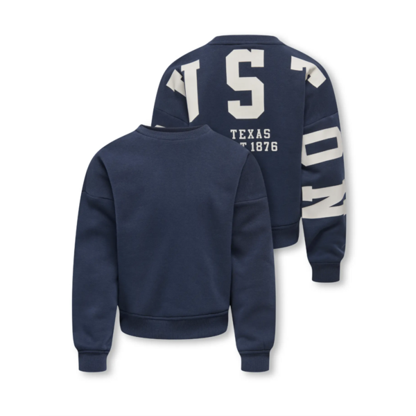 ONLY GIRLS Only - Houston Sleeve Sweater - Navy/Beige