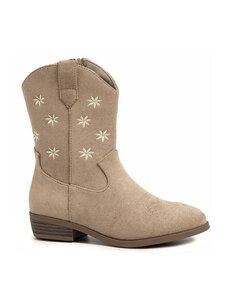  Blossom Cowboy Boots - Beige