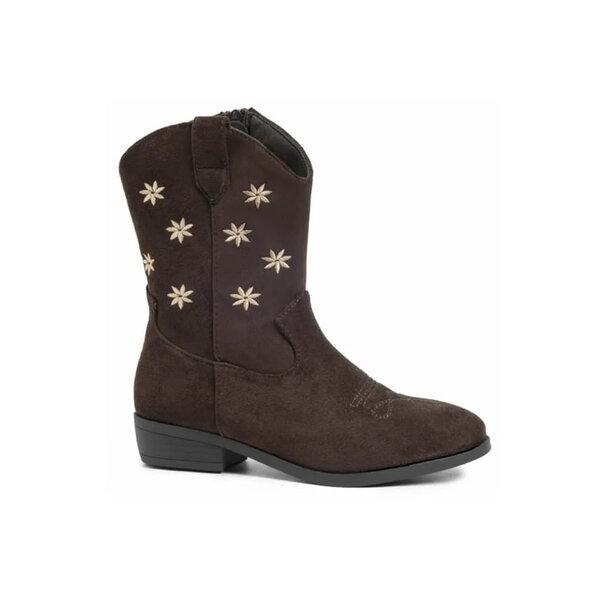 Blossom Cowboy Boots - Brown