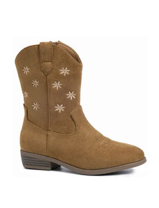  Blossom Cowboy Boots - Camel