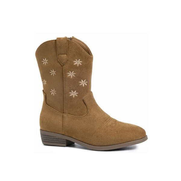 Blossom Cowboy Boots - Camel