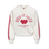 ONLY GIRLS Only - Coletta Crop Sweater - White/Bordeaux Red