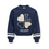 ONLY GIRLS Only - Coletta Crop Sweater - Navy/Beige