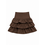 Ibiza Ruffle Skort - Brown