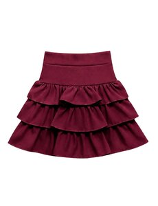  Ibiza Ruffle Skort - Bordeaux