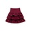 Ibiza Ruffle Skort - Bordeaux