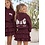 Ibiza Ruffle Skort - Bordeaux