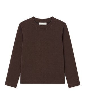  Stylish Basic Longsleeve - Brown