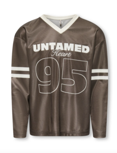 ONLY GIRLS Only - Lulu Sporty Top - Brown/White