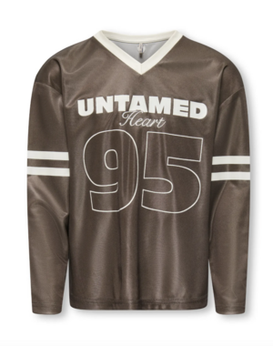 ONLY GIRLS Only - Lulu Sporty Top - Brown/White