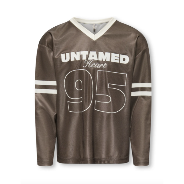ONLY GIRLS Only - Lulu Sporty Top - Brown/White