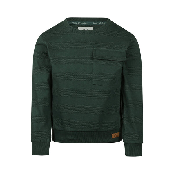 KOKO NOKO Koko Noko - Brent Sweater - Dark Green