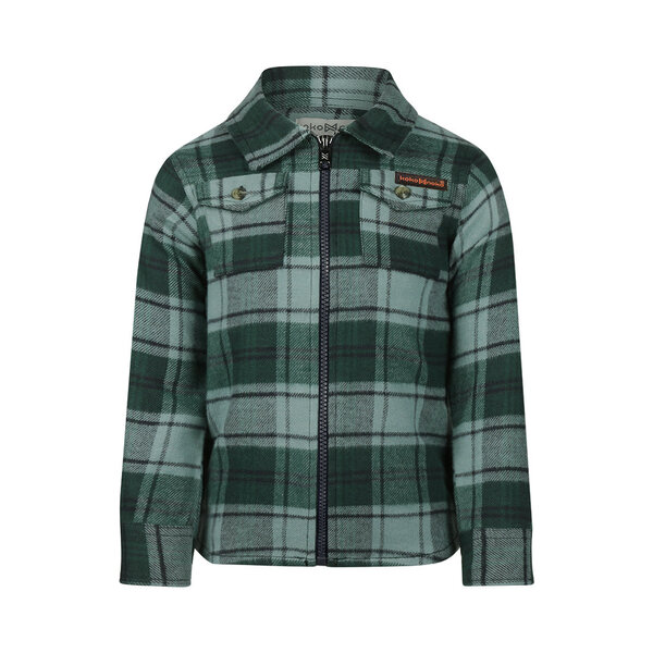 KOKO NOKO Koko Noko -  Zayne Zipper Blouse Vest  - Green