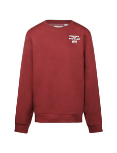 NO WAY MONDAY NWM - Chamonix 1948 Sweater - Bordeaux Red