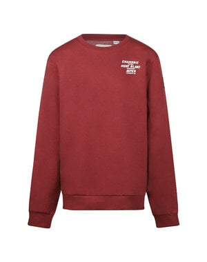 NO WAY MONDAY NWM - Chamonix 1948 Sweater - Bordeaux Red