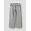 NAME IT Name It - Rose Wide Denim Jeans with Heart Studs - Light Grey