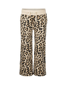 KOKO NOKO Koko Noko - Leopard Wide Leg Jogging - Beige
