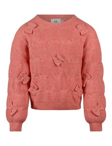 KOKO NOKO Koko Noko - Sweet Sweater with Bows - Peach