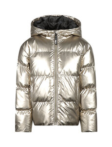 NO WAY MONDAY NWM - Metallic Bomber Jacket - Gold