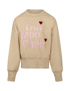 NO WAY MONDAY NWM - Oui, Mon Chéri Sweater - Taupe