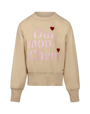 NO WAY MONDAY NWM - Oui, Mon Chéri Sweater - Taupe