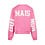 NO WAY MONDAY NWM - Oui Mais Non Sweater - Pink
