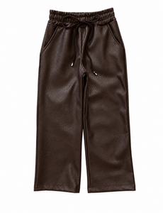  Lovely Leather Pants - Brown