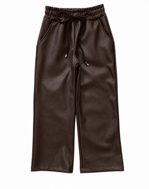  Lovely Leather Pants - Brown