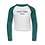 ONLY GIRLS Only - Lucky New York Longsleeve Top - Green/Off White